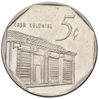 5 Centavos CUC 1996