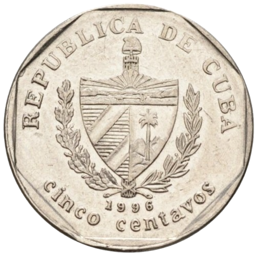 5 Centavos CUC 1996