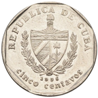 5 Centavos CUC 1996