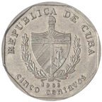 5 Centavos CUC 1998