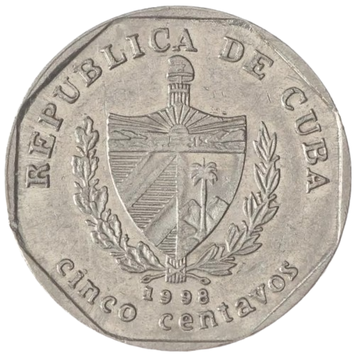 5 Centavos CUC 1998