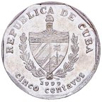 5 Centavos CUC 1999