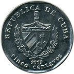 5 Centavos CUC 2013