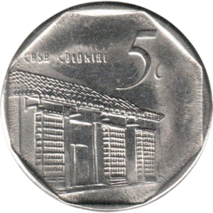 5 Centavos CUC 2017