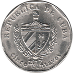 5 Centavos CUC 2017