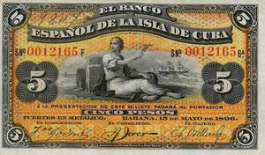 5 Pesos 1896