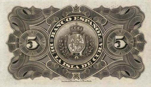 5 Pesos 1896