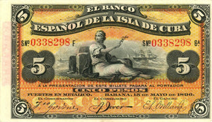 5 Pesos 1896 - Plata