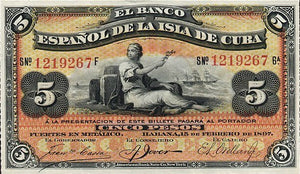 5 Pesos 1897