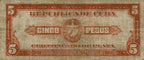 5 Pesos 1936