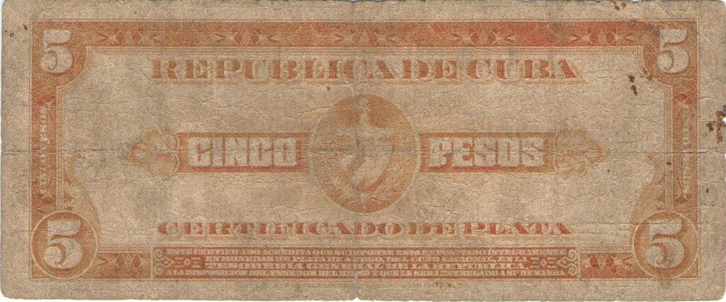 5 Pesos 1936 A
