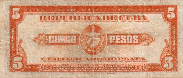 5 Pesos 1938