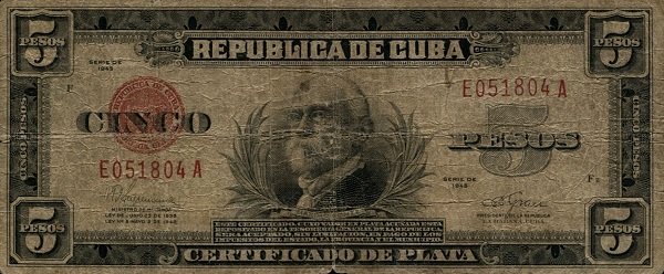5 Pesos 1945