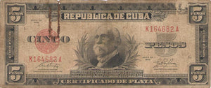 5 Pesos 1949