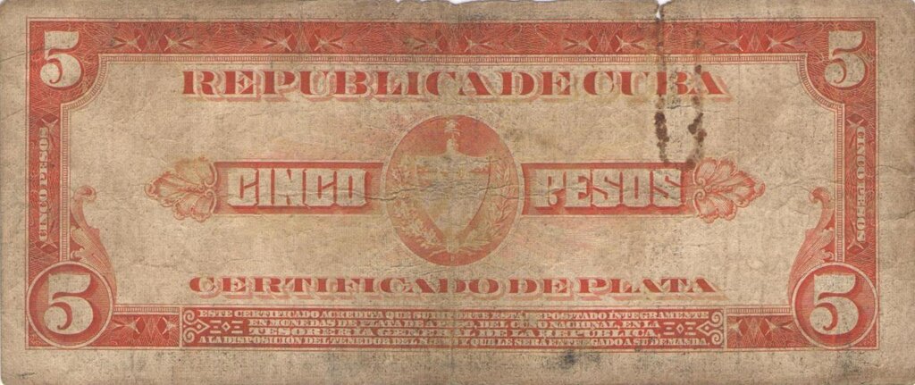 5 Pesos 1949