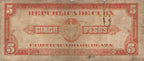 5 Pesos 1949