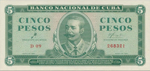 5 Pesos 1961 CHE