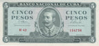 5 Pesos 1965