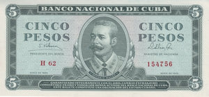 5 Pesos 1965