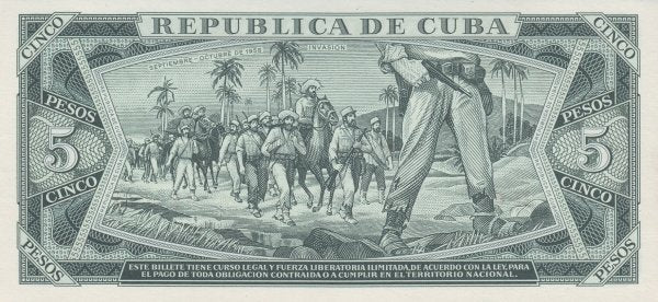 5 Pesos 1965