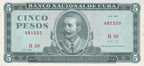 5 Pesos 1967