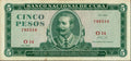 5 Pesos 1968