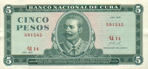5 Pesos 1972