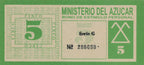 5 Pesos 1997-1998 MINAZ Bono de estimulo personal