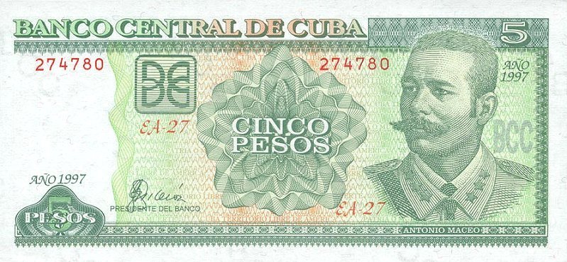 5 Pesos 1997