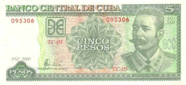 5 Pesos 2000