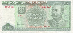 5 Pesos 2001