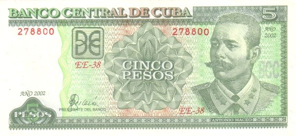 5 Pesos 2002