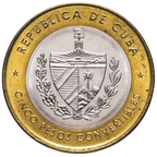 5 Pesos CUC 1999