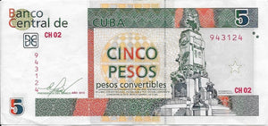 5 Pesos CUC 2013