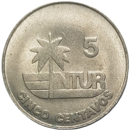 5c 1981 Intur - Denominacion CON numero 5 - Alineacion Medalla