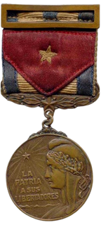 1911 Medalla de la Independencia