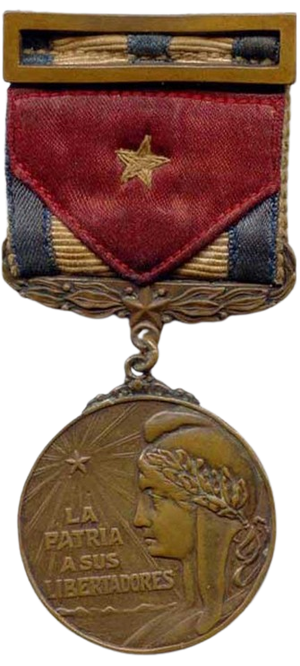 1911 Medalla de la Independencia