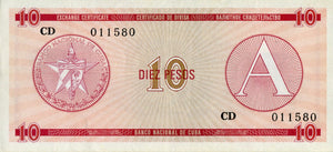 Serie A - 10 Pesos 1985 - Certificado de Divisa