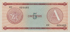 Serie A - 5 Pesos 1985 - Certificado de Divisa