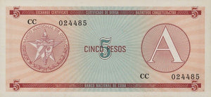 Serie A - 5 Pesos 1985 - Certificado de Divisa