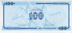 Serie C - 100 Pesos 1985 - Certificado de Divisa - Canto Fino EA