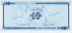 Serie C - 10 Pesos 1985 - Certificado de Divisa - Canto Fino ED