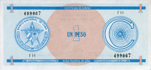 Serie C - 1 Peso 1985 - Certificado de Divisa