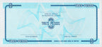 Serie C - 3 Pesos 1985 - Certificado de Divisa - Canto Fino EF