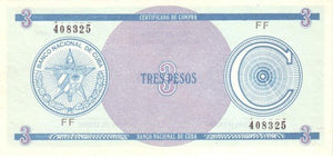 Serie C - 3 Pesos 1985 - Certificado de Divisa