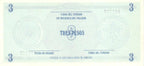Serie C - 3 Pesos 1985 - Certificado de Divisa