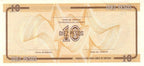 Serie D - 10 Pesos 1985 - Certificado de Divisa - Canto Fino