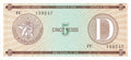 Serie D - 5 Pesos 1985 - Certificado de Divisa - Canto Fino